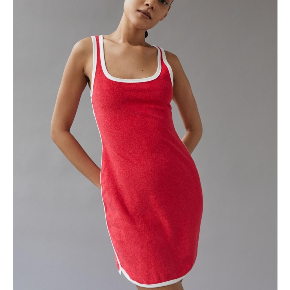 Urban Outfitters | Dresses | Red Terry Cloth Urban Outfitters Dress